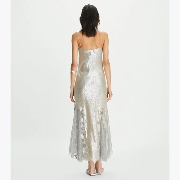 New Tory Burch Star Lace Slip Dress - Picture 2 of 9